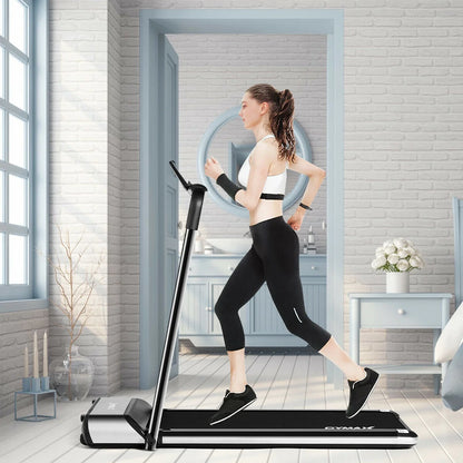 450W Ultra-Thin Electric Folding Treadmill Motorized Running Jogging Machine