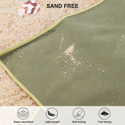 Microfiber Towel Quick Dry Camping & Travel & Gym Towel. Compact | Super Absorbent, Lightweight, Fast Drying. Suitable for Beach, Bath, Backpacking, Hiking, Swim.