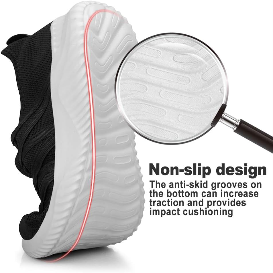 Mens Slip on Running Shoes Men Walking Shoes Fashion Sneakers | Fashion Sneakers, Breathable, Lightweight, Comfortable, Non Slip