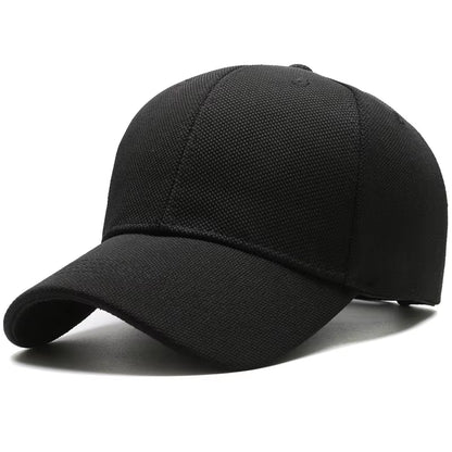 Pineapple Cloth Light Plate Simple Hat Men'S Casual Baseball Cap Fashion Visor Hat Minimalist Female Cap, Big Head Circumference