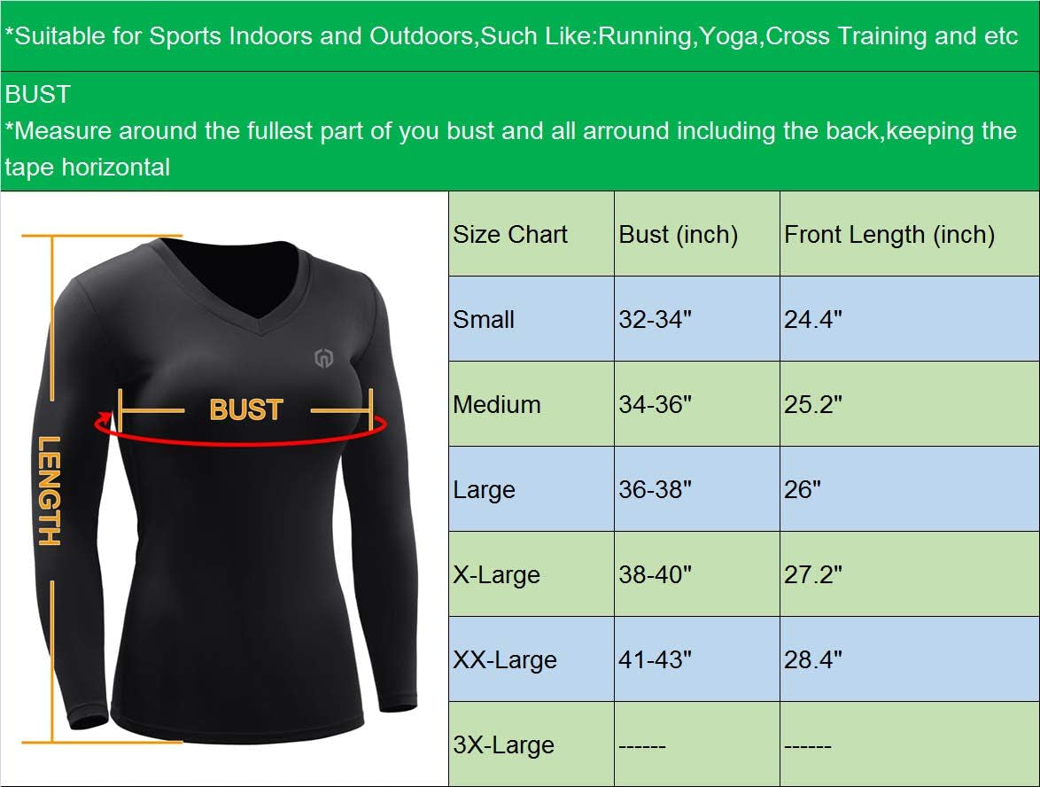 Women'S 3 Pack Compression Shirts Long Sleeve Yoga Athletic Running T Shirt