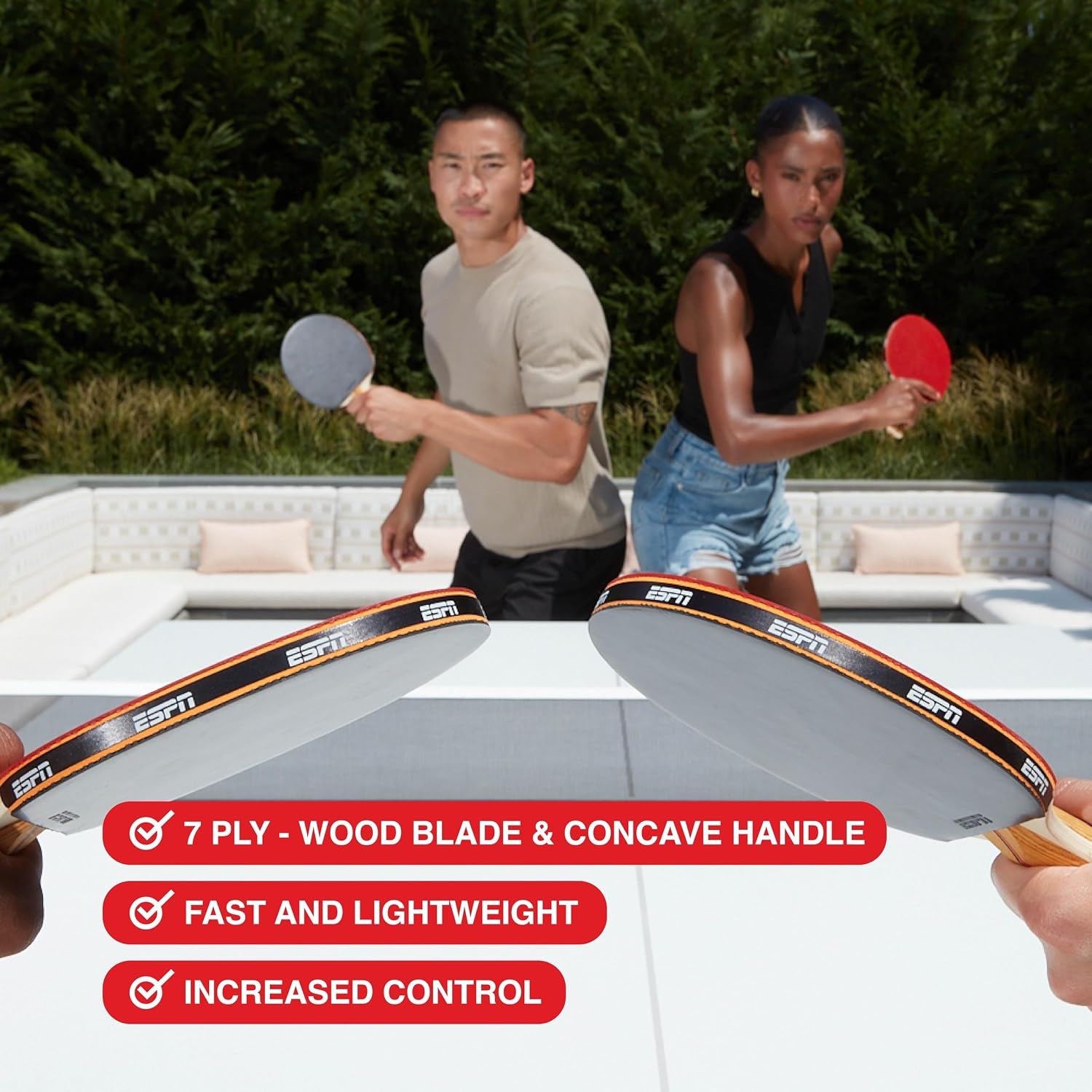 Ping Pong Set, Table Tennis Ideal for Family Games and Game Night