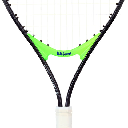 Lightweight Kids Tennis Racket, Aluminum Multicolor, 23", 7 Lb